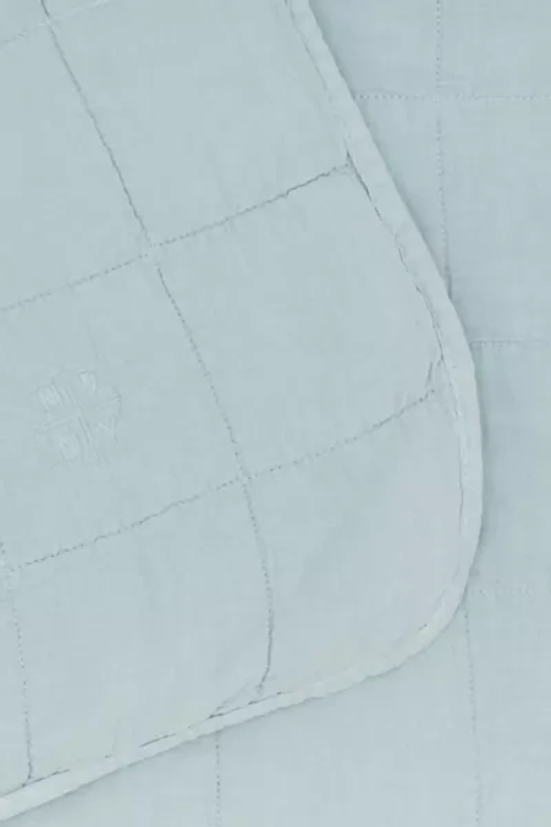 Hawkins New York Simple Washed Linen Quilt