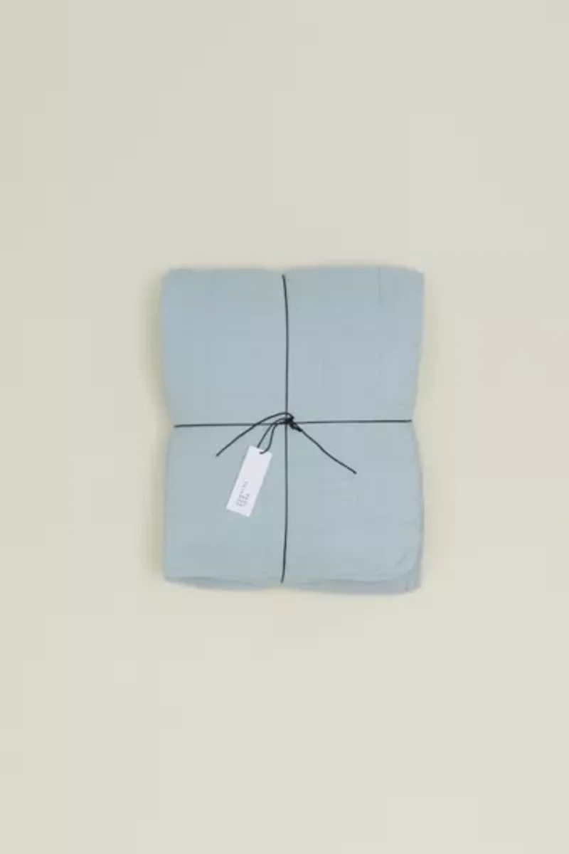 Hawkins New York Simple Washed Linen Quilt