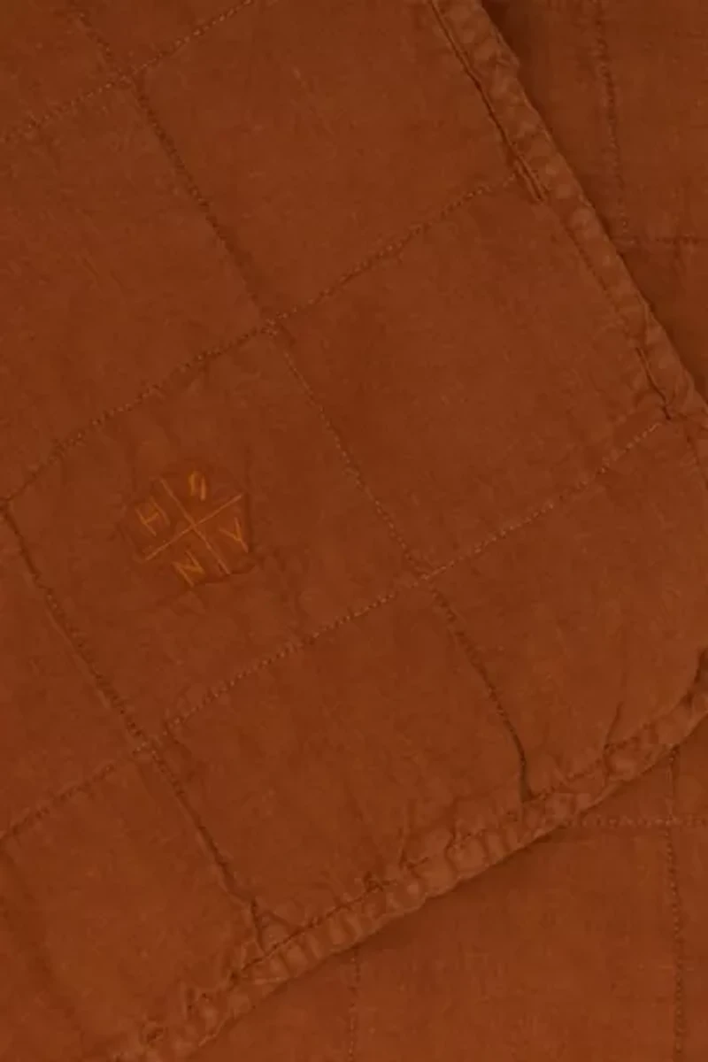 Hawkins New York Simple Washed Linen Quilt