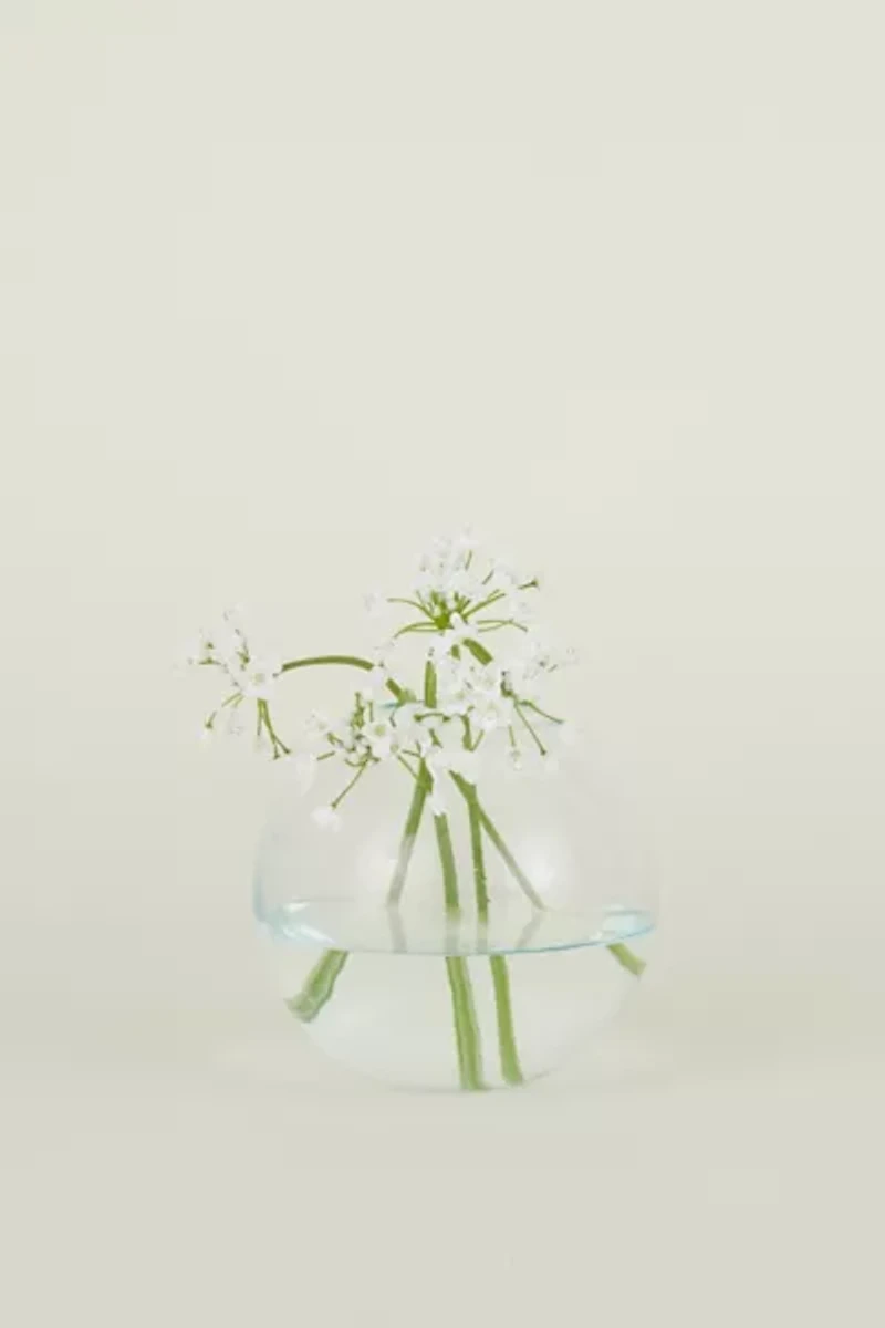 Hawkins New York Sphere Recycled Glass Vase