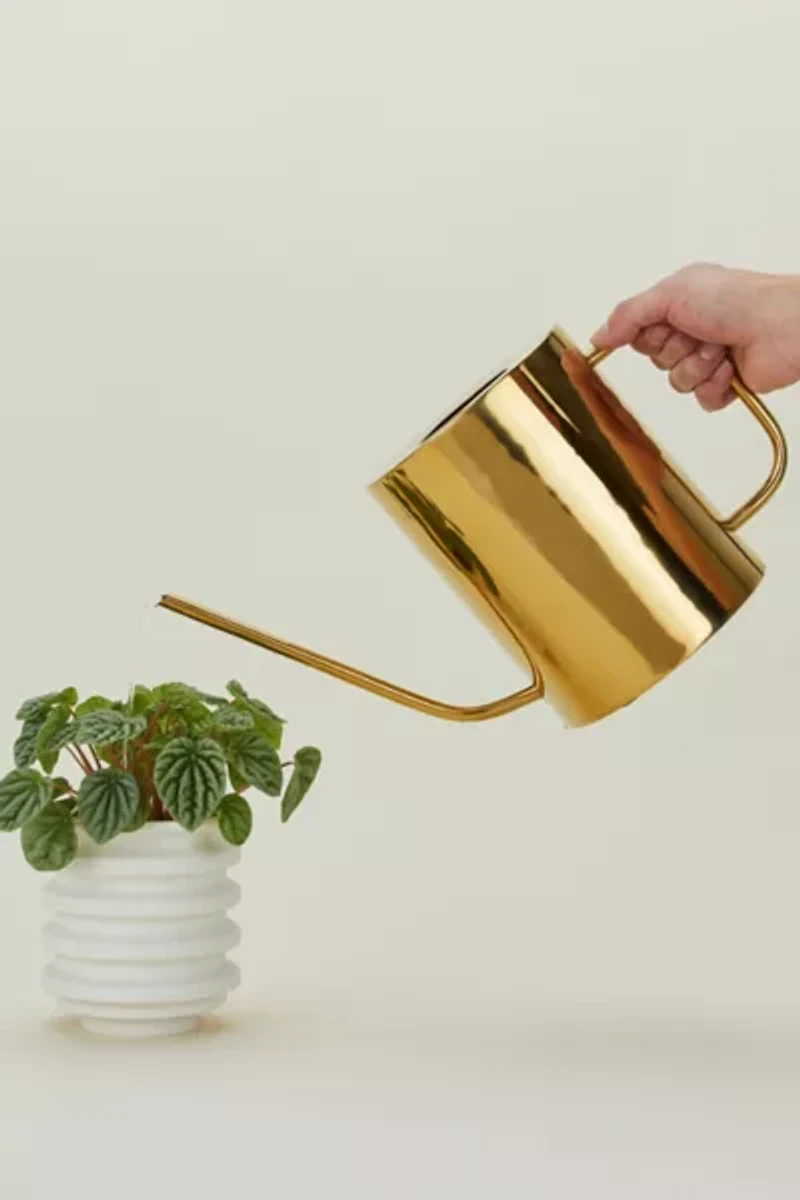 Hawkins New York Simple Brass Watering Can
