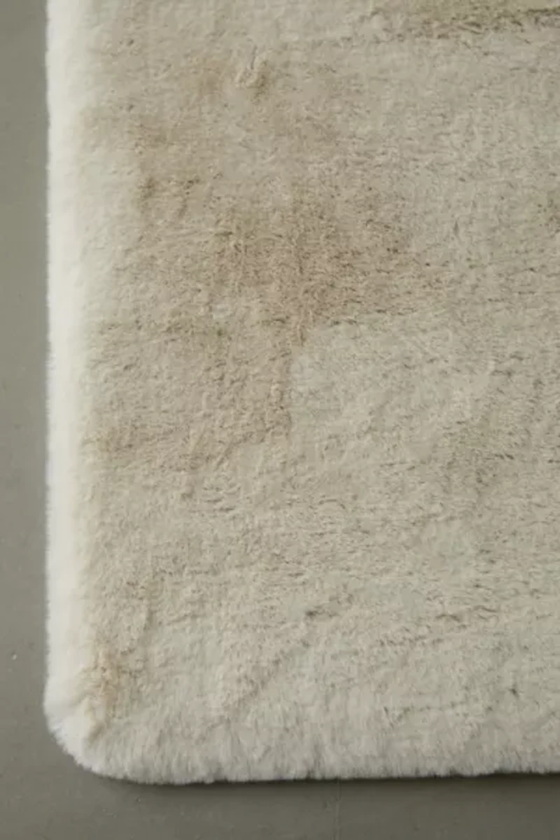 Melody Faux Rabbit Fur Rug