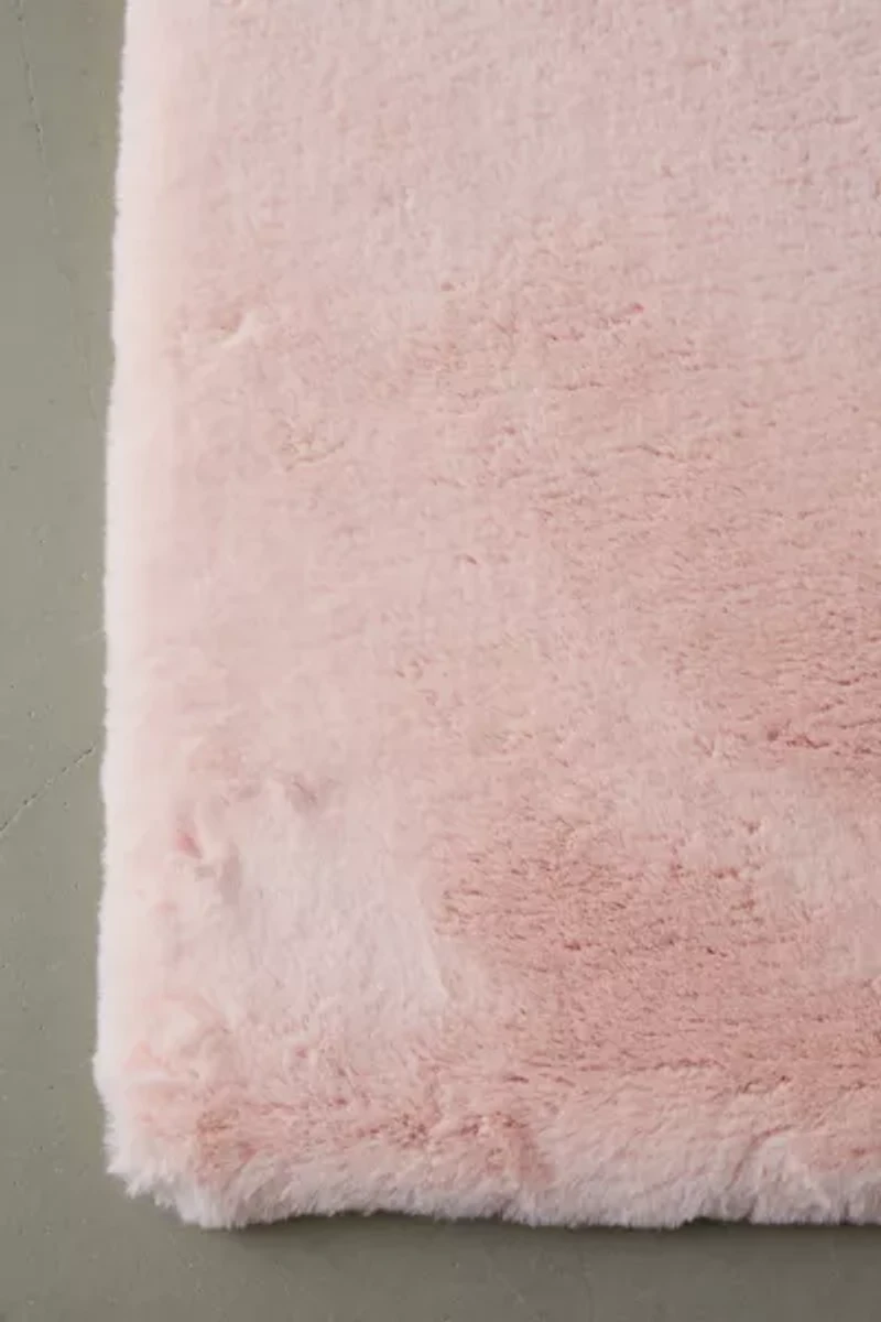 Melody Faux Rabbit Fur Rug