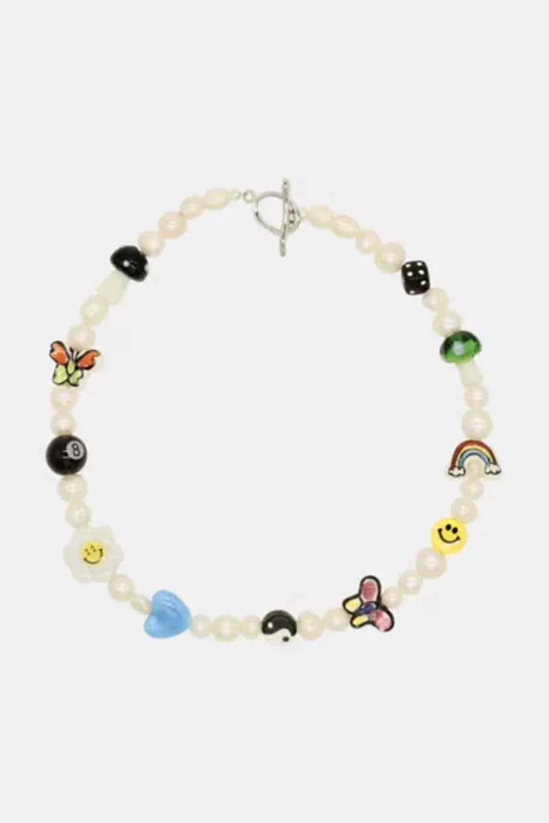 Velvet Luna Effy Beaded Pearl Necklace