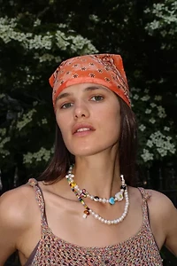 Velvet Luna Effy Beaded Pearl Necklace