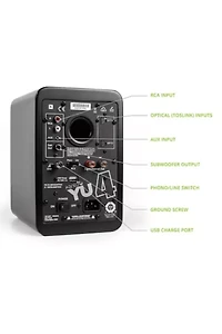Kanto YU4 Powered Bluetooth Bookshelf Speakers - Pair