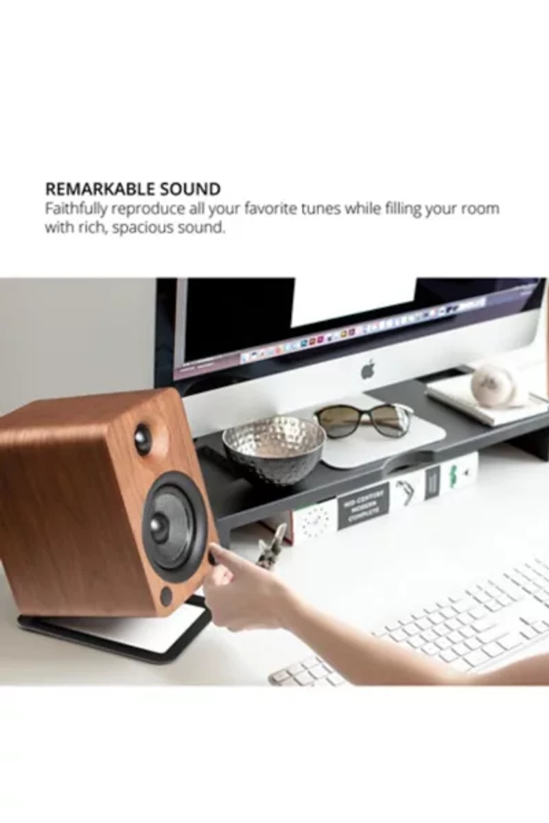 Kanto YU4 Powered Bluetooth Bookshelf Speakers - Pair