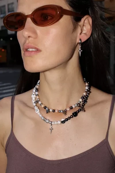 Velvet Luna Coffee n’ Cream Beaded Pearl Necklace