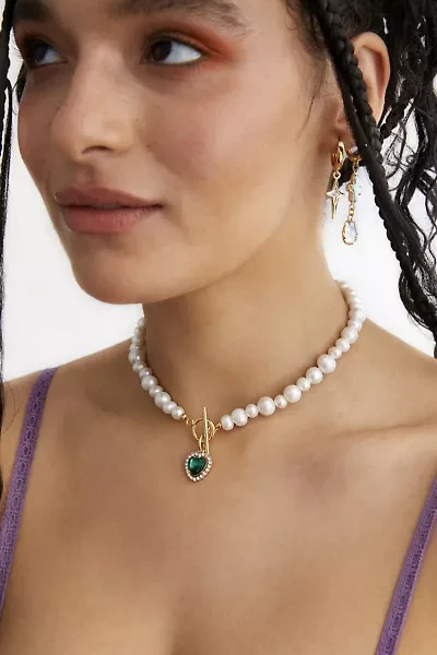 Velvet Luna Milena Freshwater Pearl Heart Necklace