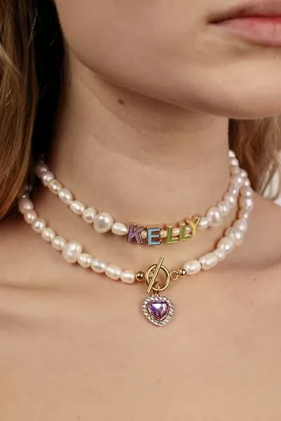 Velvet Luna Milena Freshwater Pearl Heart Necklace