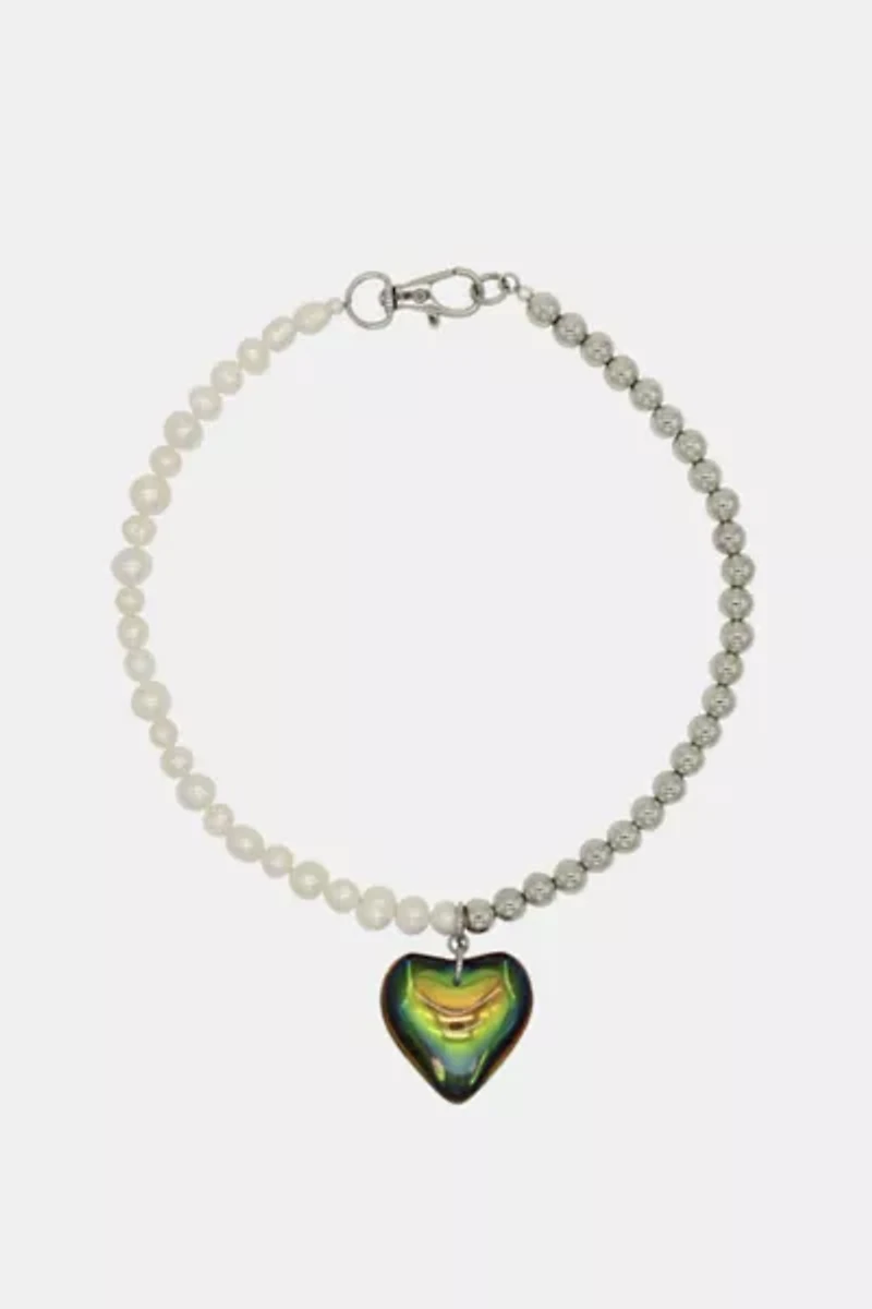 Velvet Luna Y2k Dragon Eye Heart Necklace