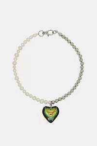 Velvet Luna Y2k Dragon Eye Heart Necklace