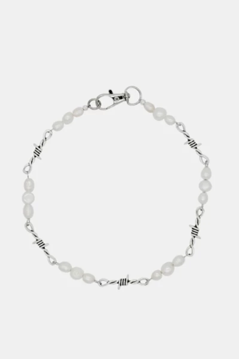 Velvet Luna Wire & Freshwater Pearl Choker
