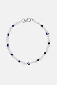 Velvet Luna Evil Eye Pearl Necklace