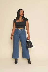 Whimsy + Row Denim Flora Organic Cotton Pant