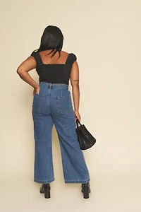 Whimsy + Row Denim Flora Organic Cotton Pant