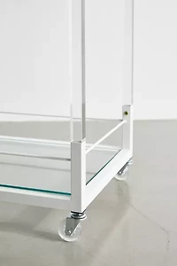 Zion Acrylic Storage Cart