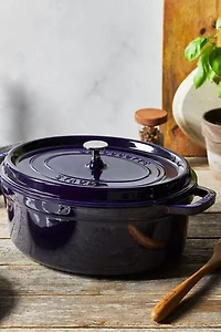 Staub Cast Iron Oval 5.75-quart Cocotte Dutch Oven Made France
