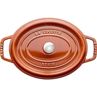 Staub Cast Iron Oval 5.75-quart Cocotte Dutch Oven Made France