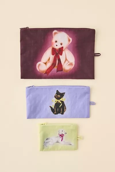 BAGGU Flat Pouch Set