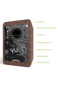 Kanto YU6 Powered Bluetooth Bookshelf Speaker Set