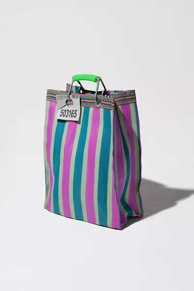 Puebco Tall Recycled Plastic Stripe Bag