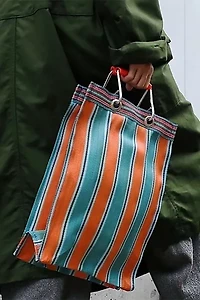 Puebco Tall Recycled Plastic Stripe Bag
