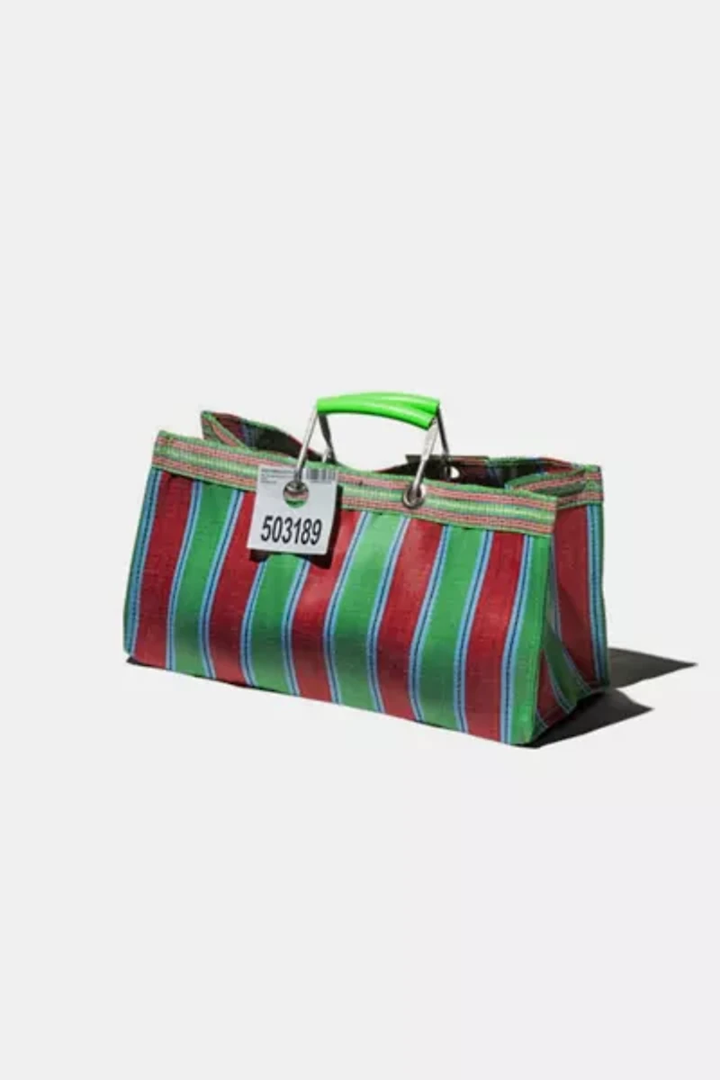 Puebco Wide Recycled Plastic Stripe Bag