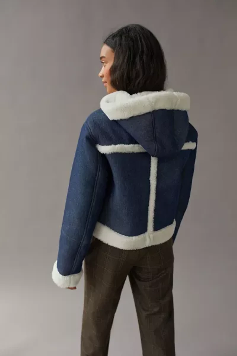 UO Roselyn Faux Shearling Jacket