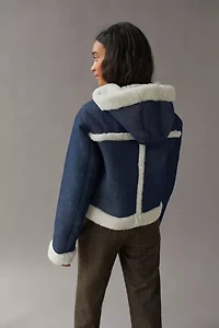 UO Roselyn Faux Shearling Jacket