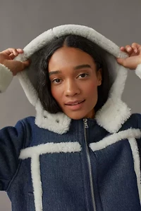 UO Roselyn Faux Shearling Jacket