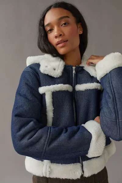 UO Roselyn Faux Shearling Jacket