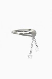 Velvet Luna Star Charms Snap Hair Clips - Set of 3