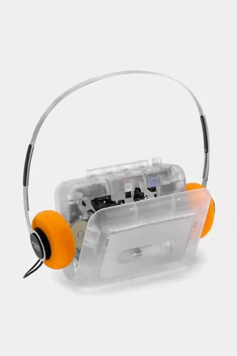 Retrospekt CP-81 Portable Cassette Player and Headphones Set