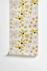 Urban Wild Studio Black Coffee Morning Tan Removable Wallpaper
