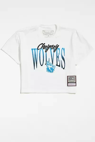 Cheyney University X Mitchell & Ness UO Exclusive Wolves Cropped Tee