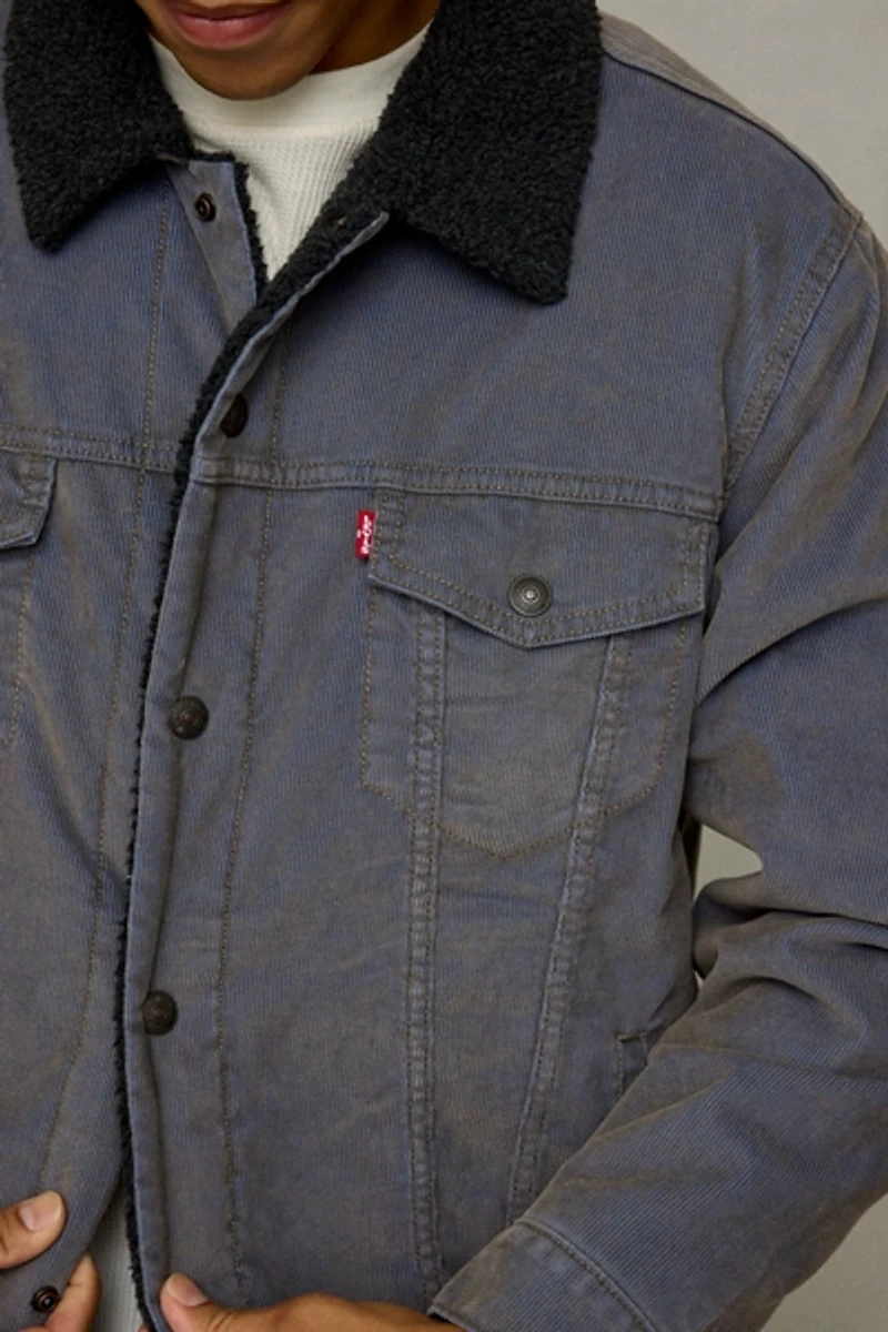 Levi’s Relaxed Fit Fleece Lined Trucker Jacket