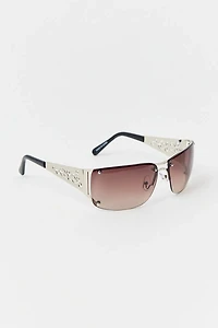 Holly Metal Shield Sunglasses