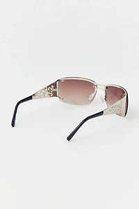Holly Metal Shield Sunglasses