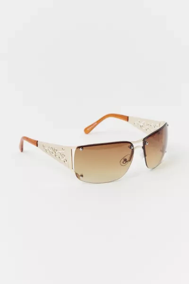 Holly Metal Shield Sunglasses