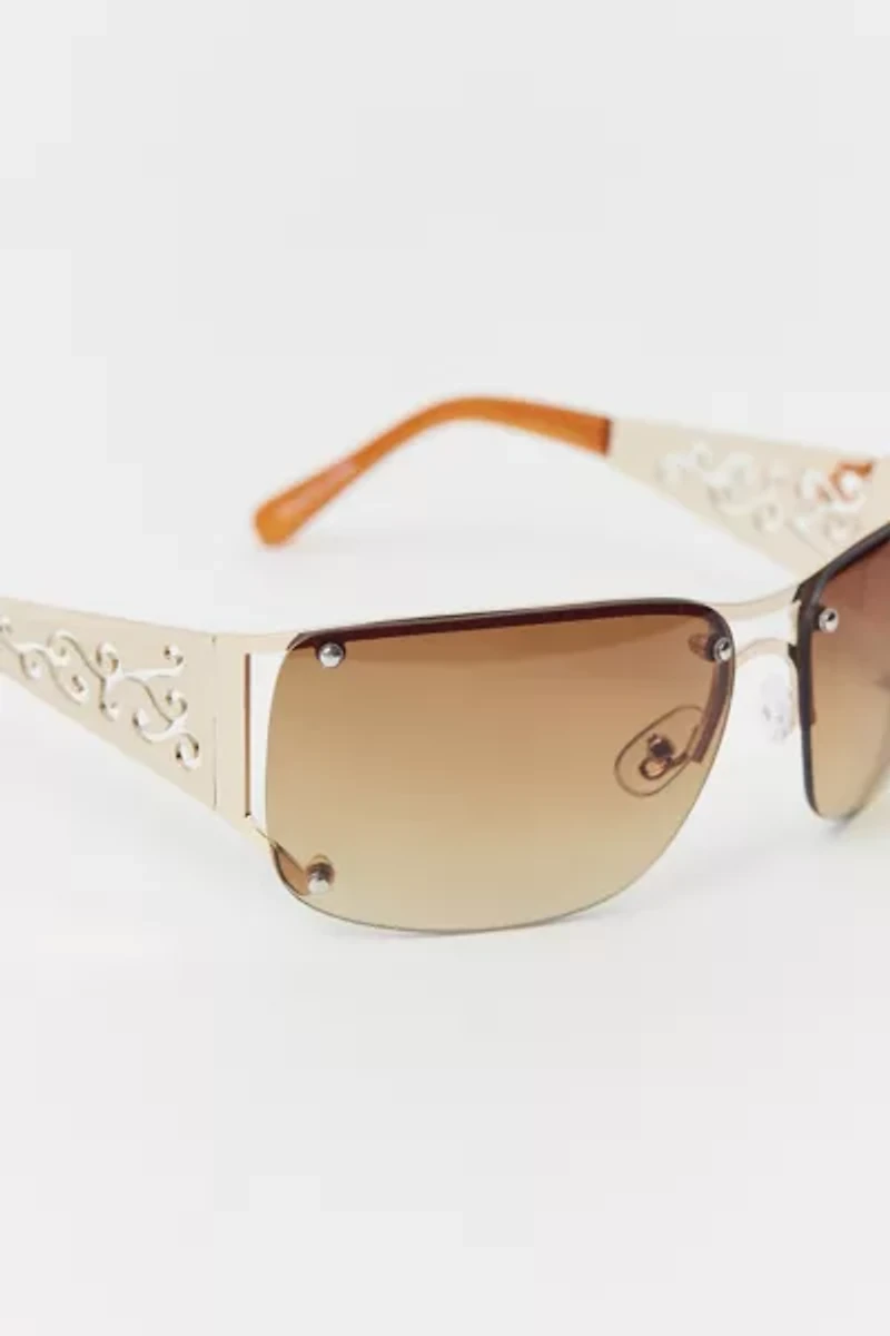 Holly Metal Shield Sunglasses