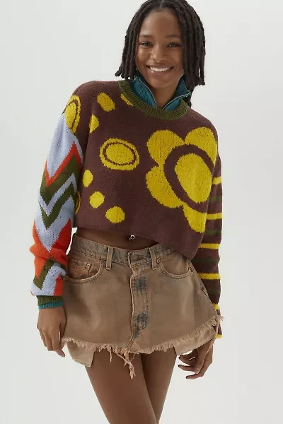 BDG Rio Pullover Cropped Sweater