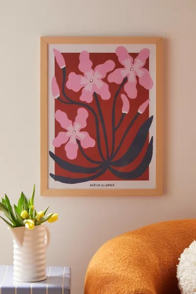 PSTR Studio Madelen Nerum Oliander Frameless Art Print