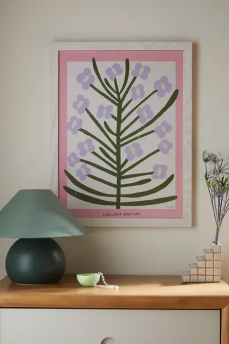 PSTR Studio Madelen Lobularia Frameless Art Print