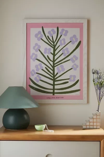 PSTR Studio Madelen Lobularia Frameless Art Print