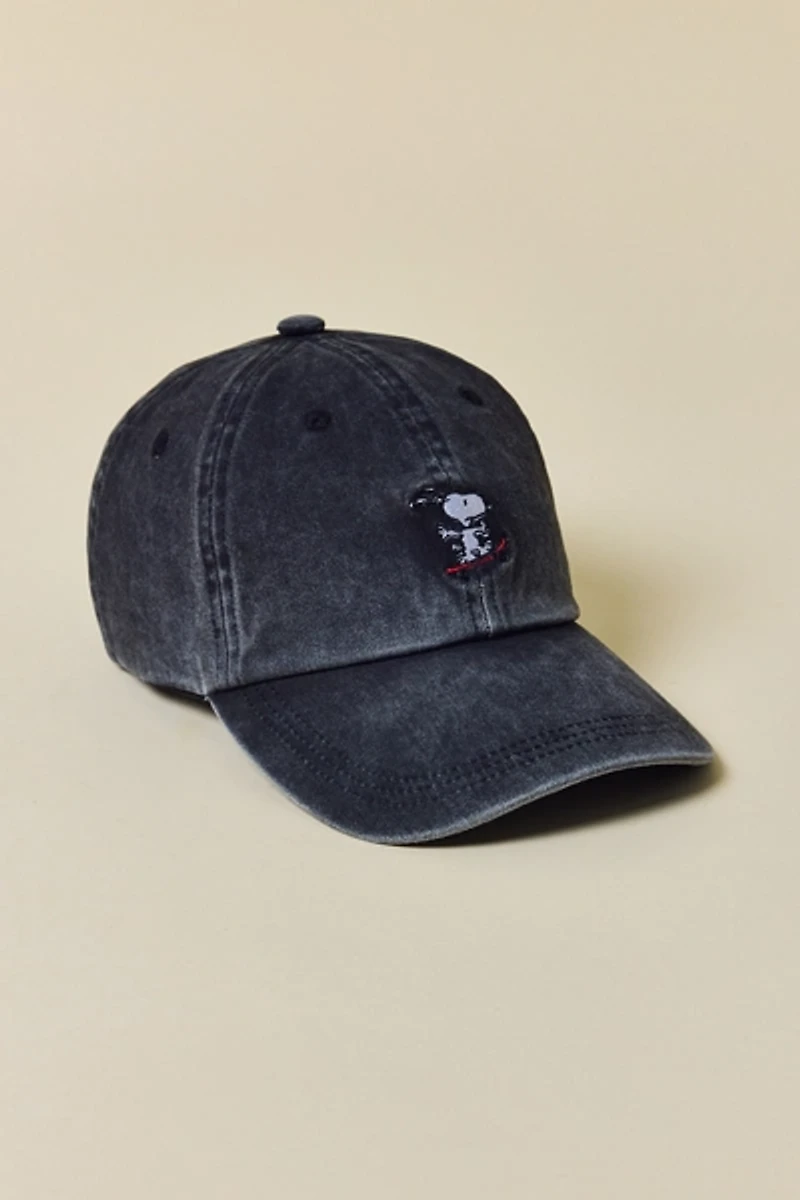 Peanuts Snoopy Embroidered Icon Washed Dad Hat
