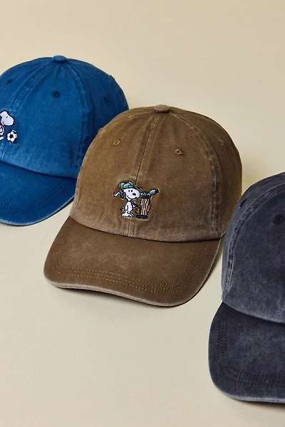 Peanuts Snoopy Embroidered Icon Washed Dad Hat