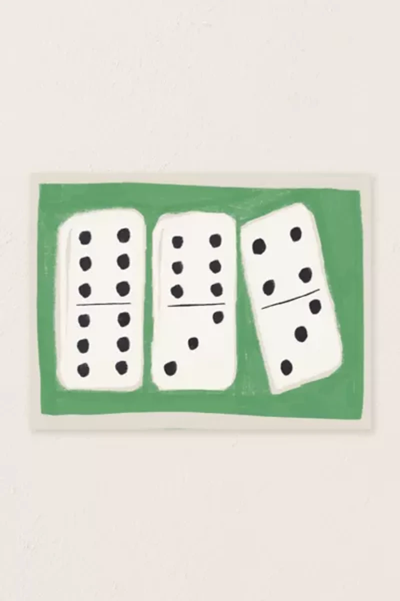 hiabbyhi Lucky Dominos Art Print