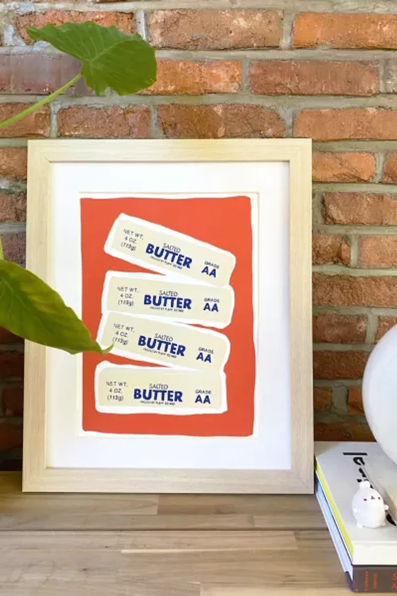 hiabbyhi Salted Butter Art Print