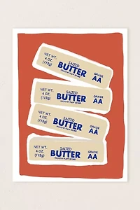 hiabbyhi Salted Butter Art Print